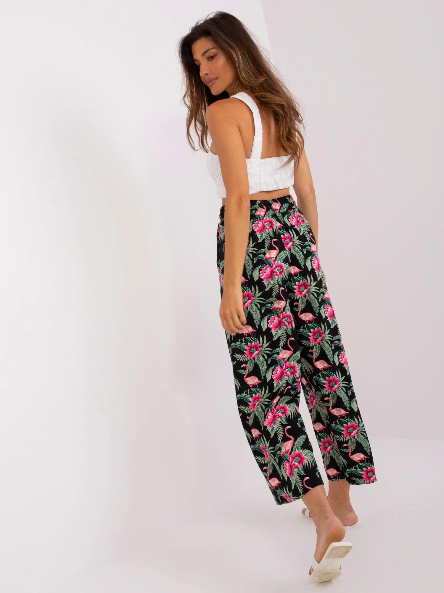Sublevel Kelnės-D73770R62237B-juoda-žalia