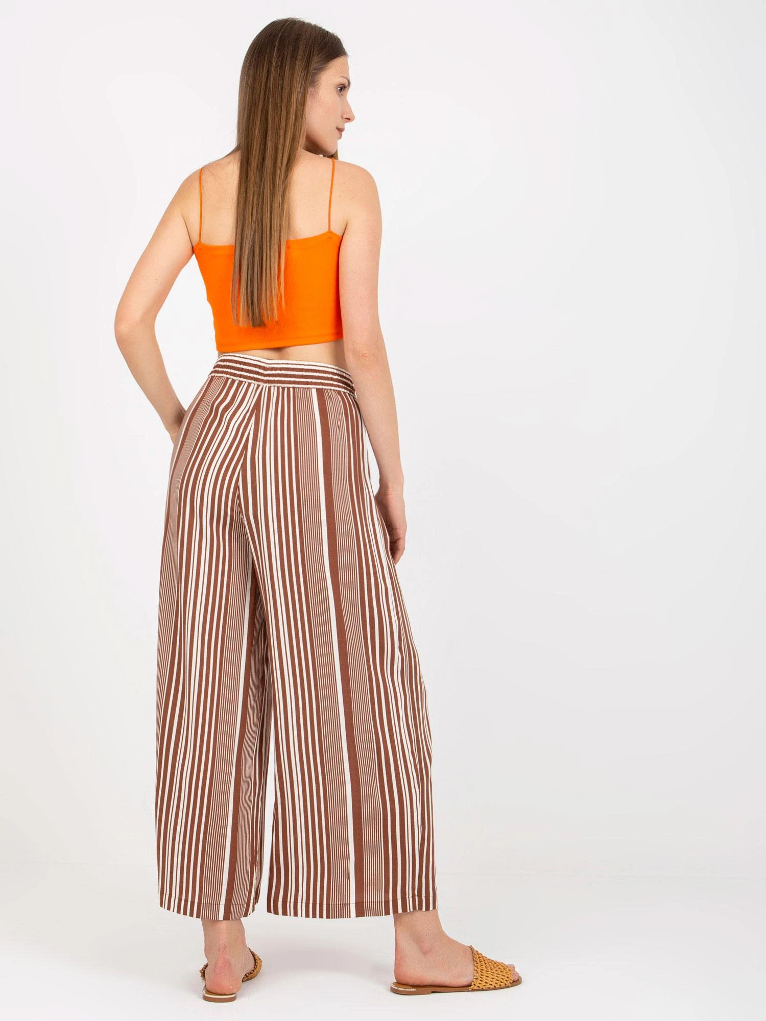 Sublevel Kelnės-D73781M62237A-balta-ruda