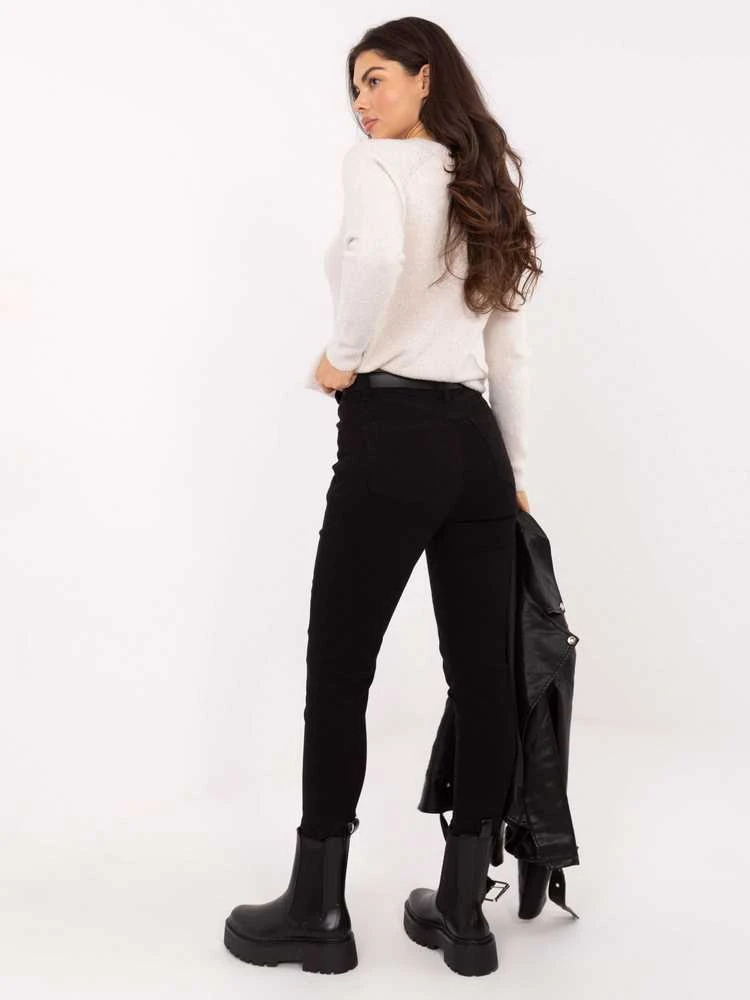 Factory Price Kelnės jeans-VM-SP-BF655-13.21P-juoda