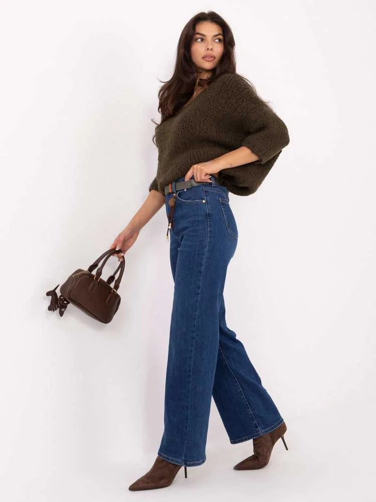 Factory Price Kelnės jeans-VM-SP-BQ1787-3.01P-ciemny mėlyna
