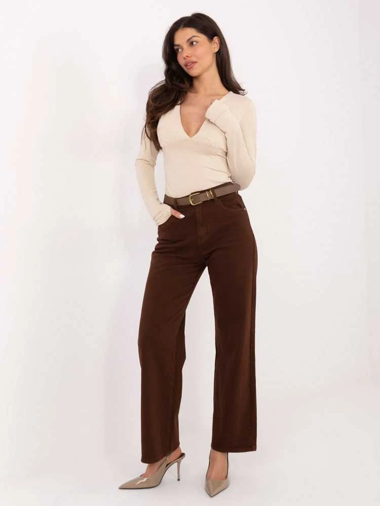 Factory Price Kelnės jeans-VM-SP-BQ9621-60.84-ruda