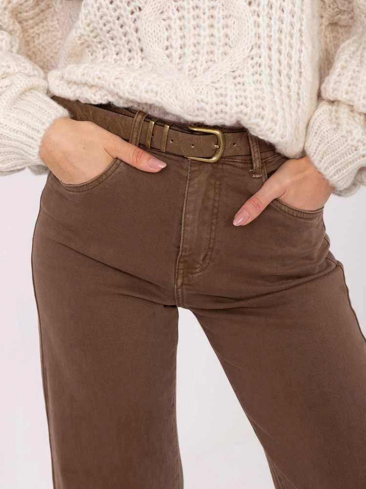 Factory Price Kelnės jeans-VM-SP-BQ9621-76.68-ruda