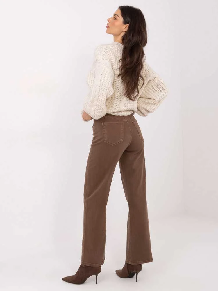 Factory Price Kelnės jeans-VM-SP-BQ9621-76.68-ruda