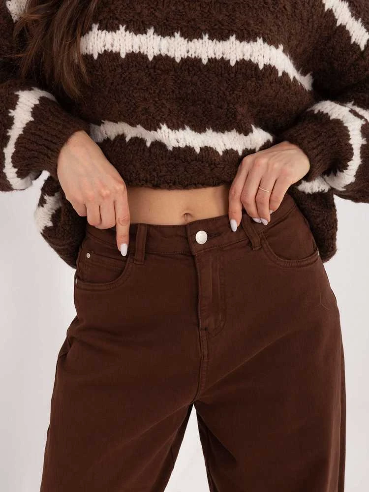 Factory Price Kelnės jeans-VM-SP-BS955-60.36-ruda