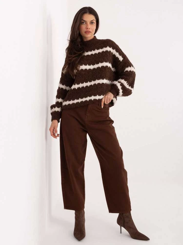 Factory Price Kelnės jeans-VM-SP-BS955-60.36-ruda