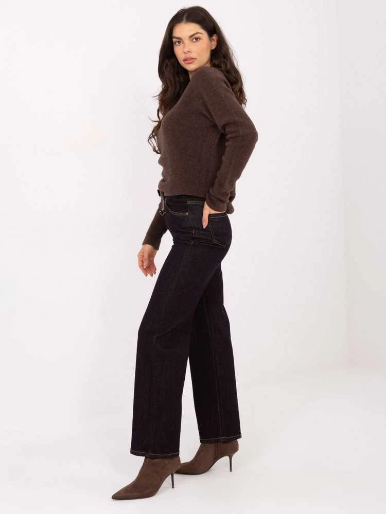 Factory Price Kelnės jeans-VM-SP-J1350-12.24-tamsiai mėlyna