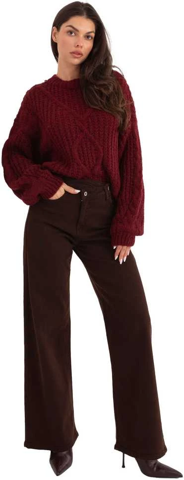 Factory Price Kelnės jeans-VM-SP-ST6005-5.65-ciemny ruda