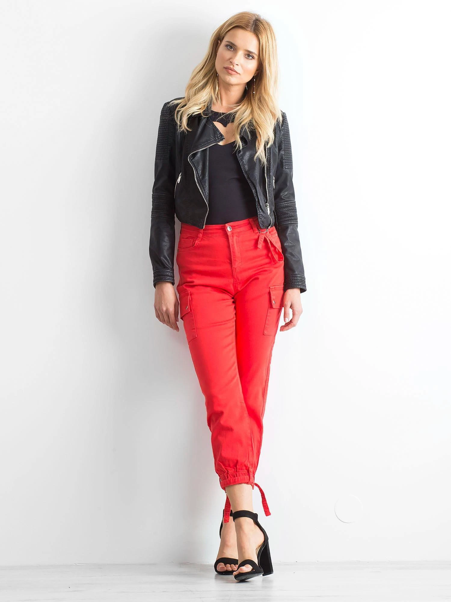 Daysie Kelnės-JMP-SP-166-D.92P-raudona