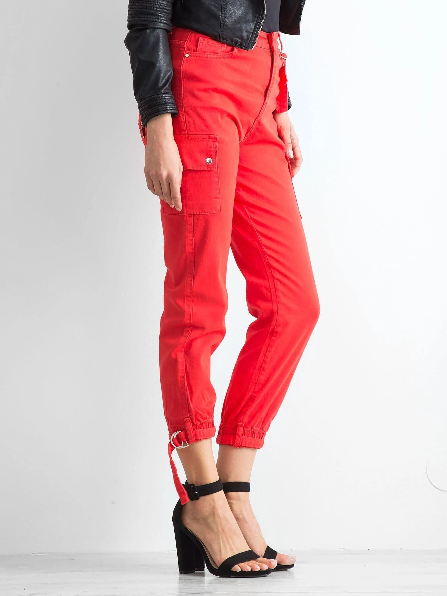 Daysie Kelnės-JMP-SP-166-D.92P-raudona