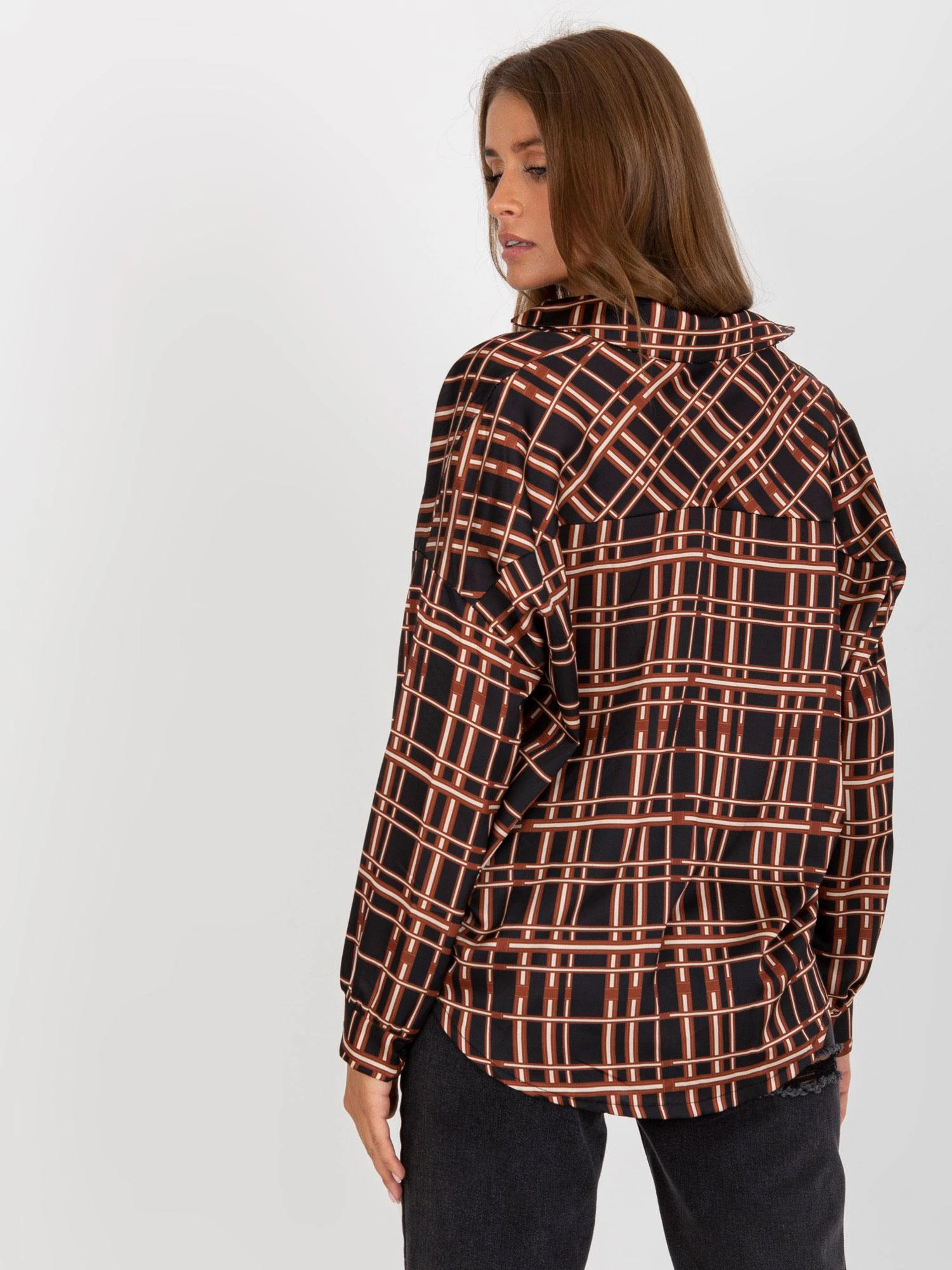 City Donna Marškiniai-EM-KS-3292.69P-juoda-smėlio spalvos