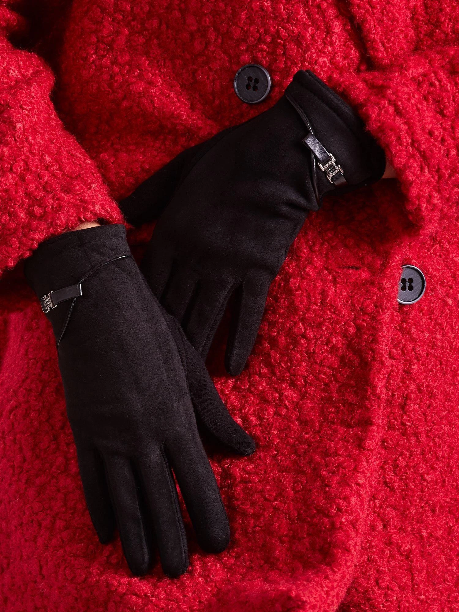 Wool Fashion Italia Pirštinės-AT-RK-902.08-juodos