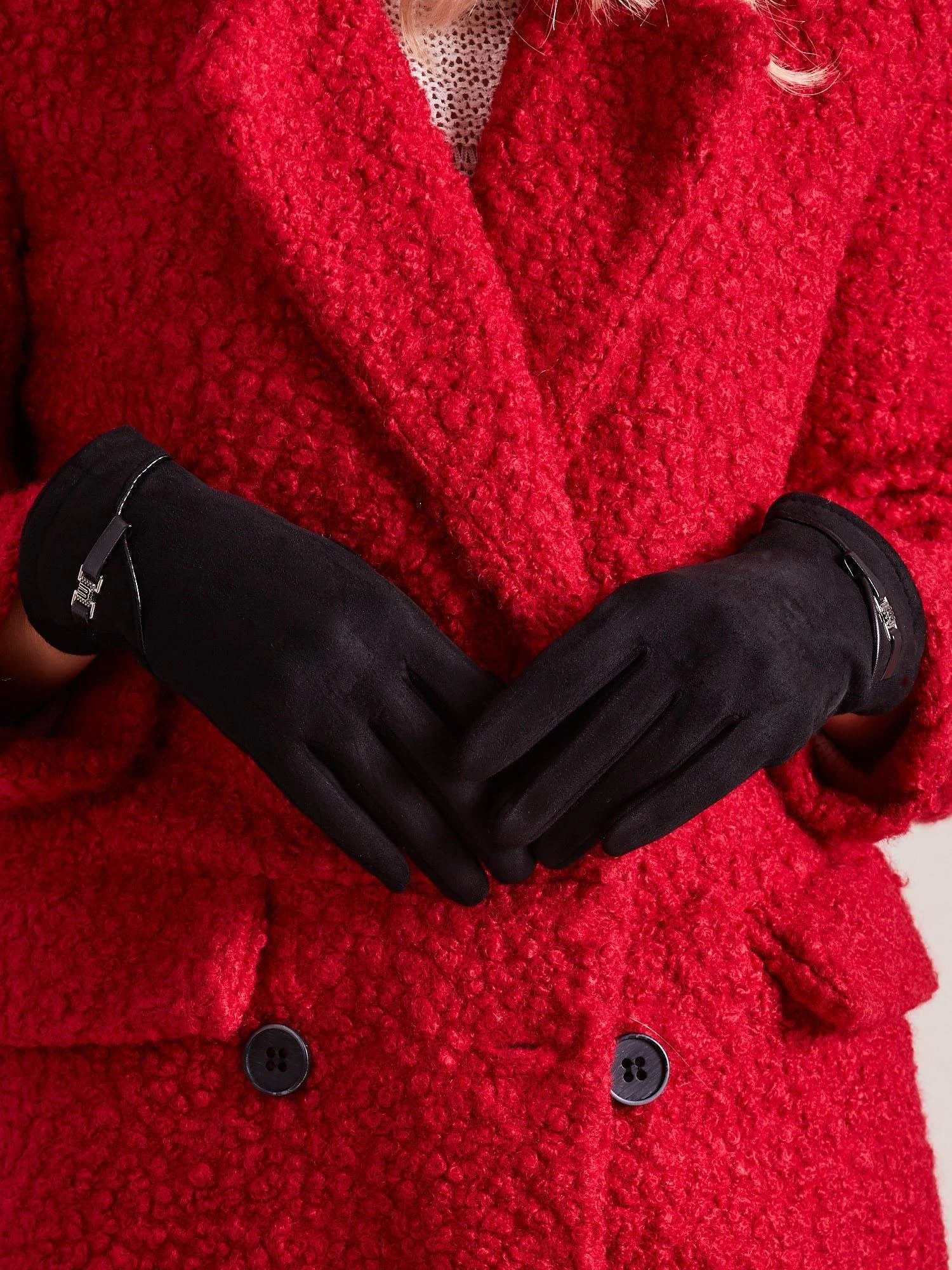 Wool Fashion Italia Pirštinės-AT-RK-902.08-juodos