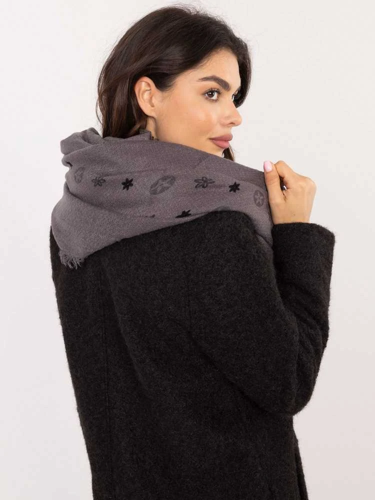 Factory Price Šalikas-AT-SZ-23504.93P-tamsiai pilkas