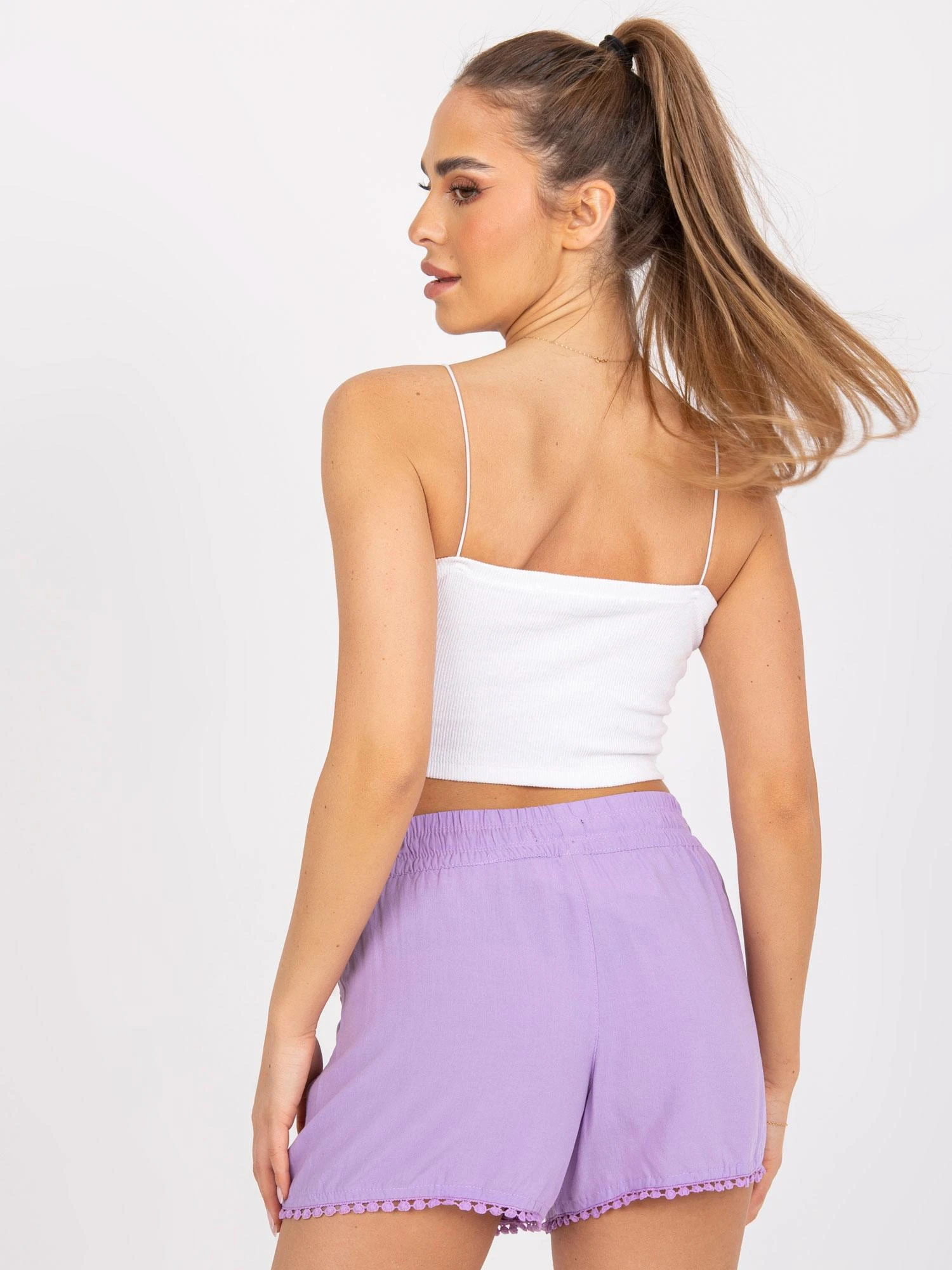 Fresh Made Šortai – D73761M61531KA – Šviesiai violetiniai