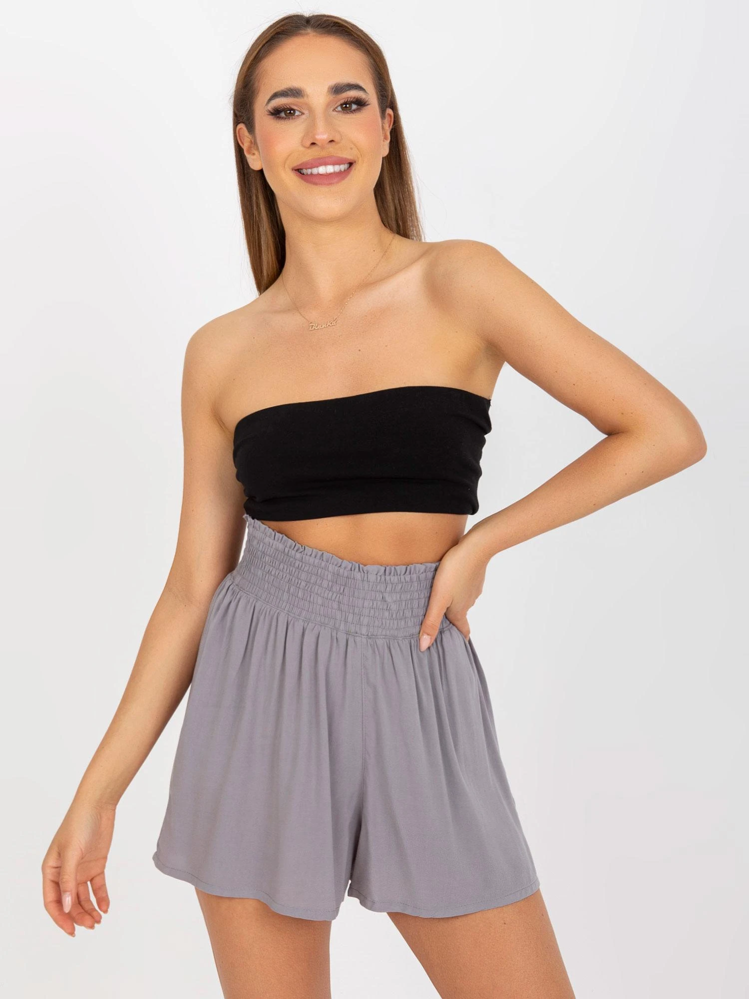 Fresh Made Šortai – D73761M62238KA – pilki