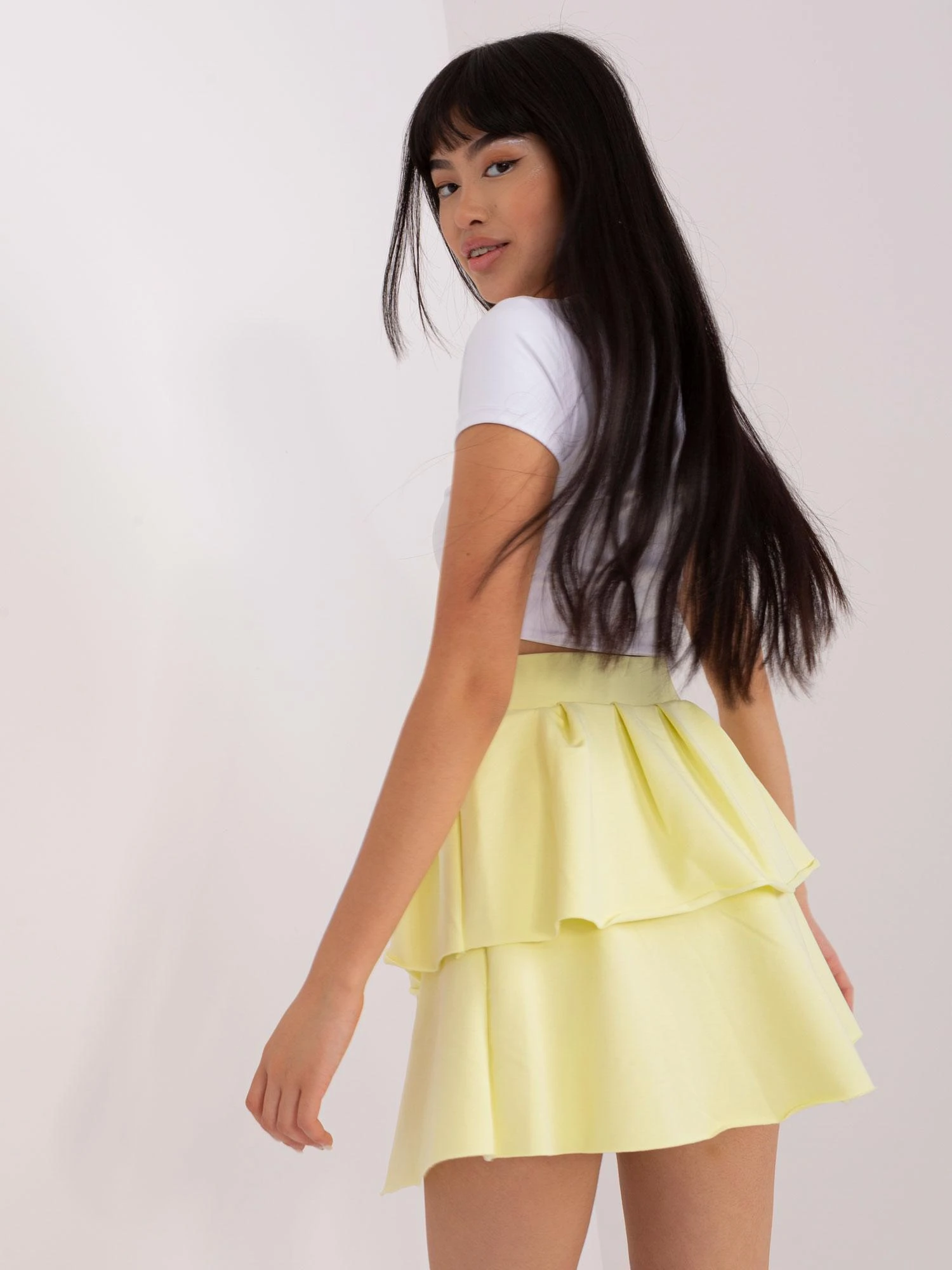 Lily Rose Sijonas-EM-SD-HS-20-44.13-šviesiai geltonas