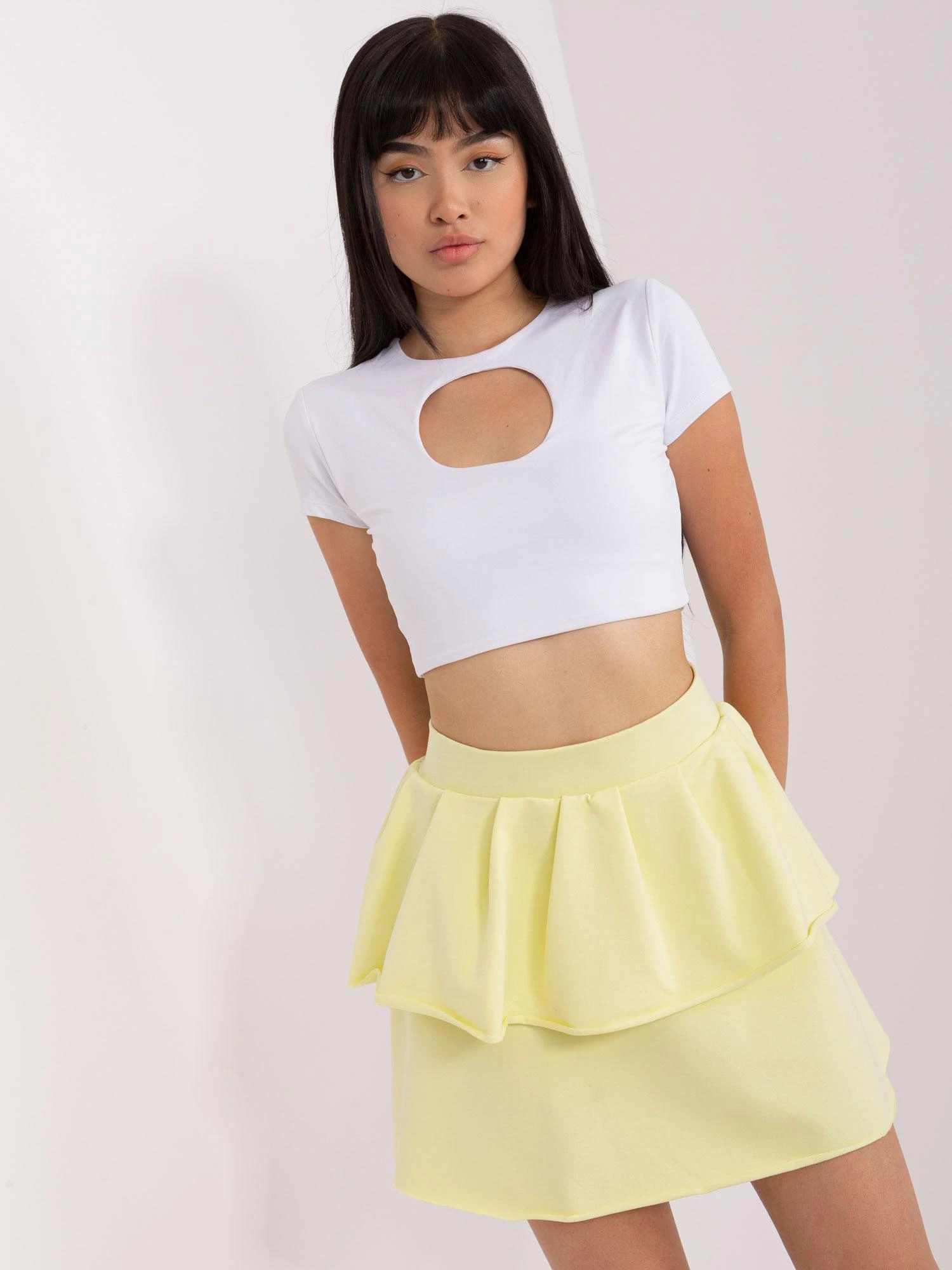 Lily Rose Sijonas-EM-SD-HS-20-44.13-šviesiai geltonas