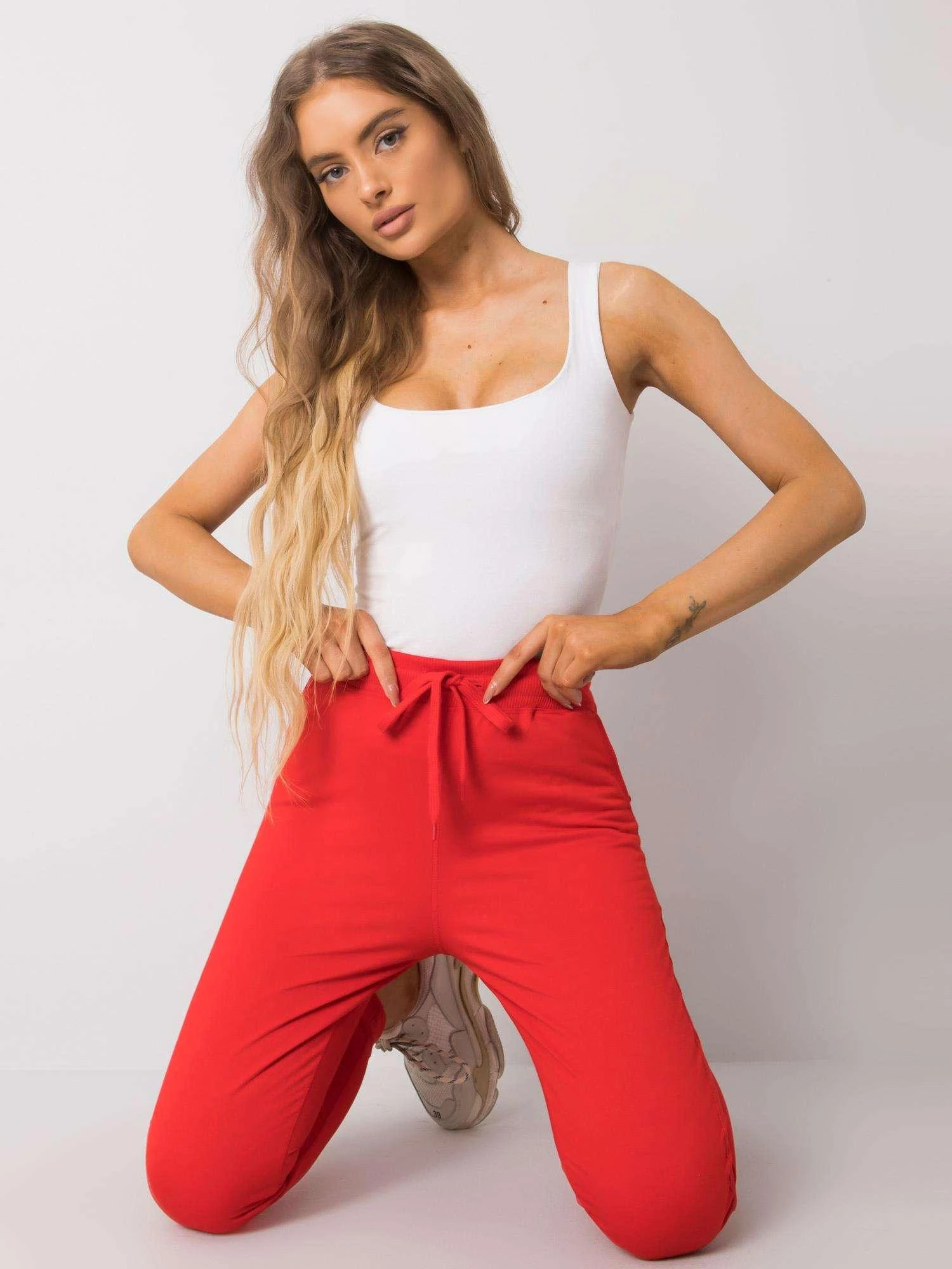 Mariquita Sportinės kelnės-TO-DR-1601003.24-raudona