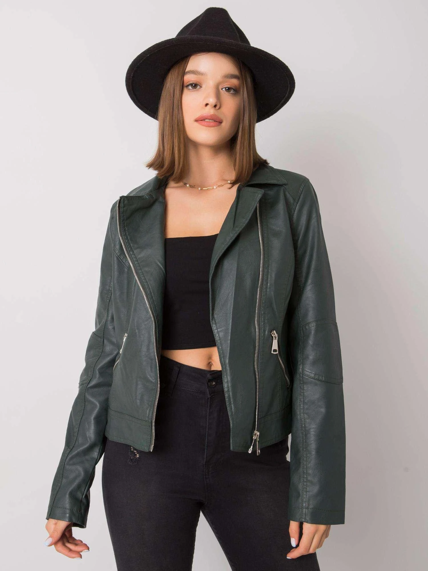 Style Striukė moterims-NM-DE-KR-G88.15X-ciemny žalia