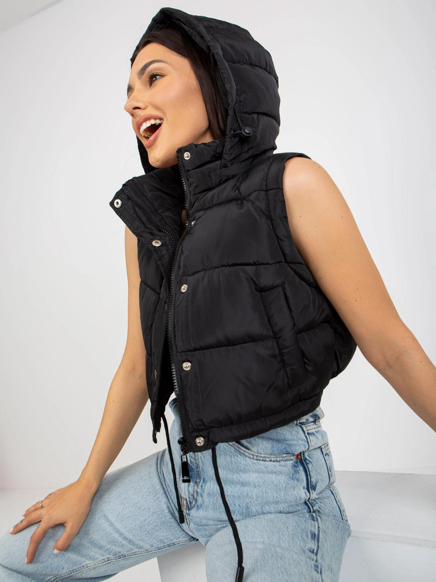 Honey Winter Striukė moterims-NM-KR-D2-3869.11P- juoda