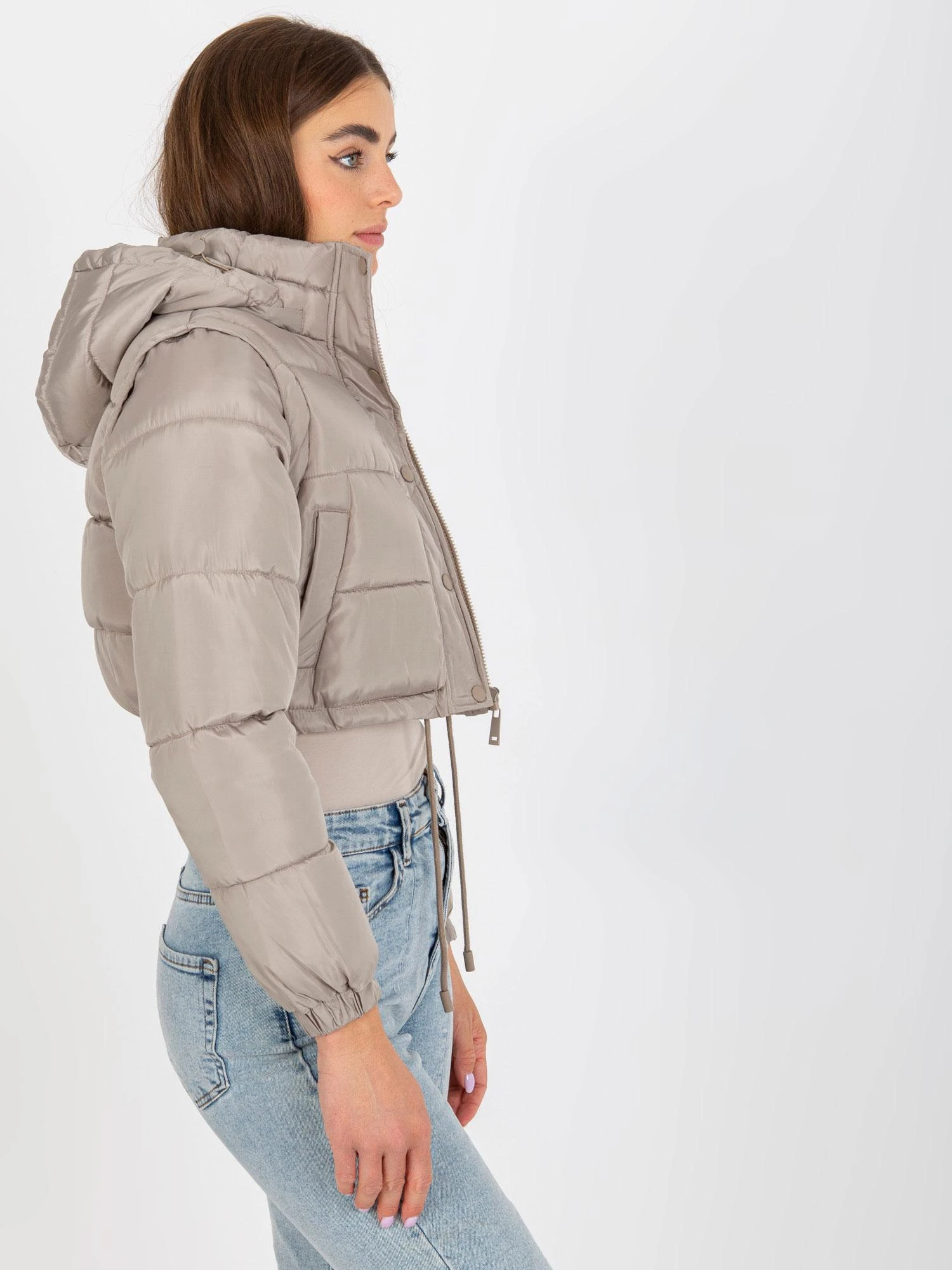 Honey Winter Striukė moterims-NM-KR-D2-3869.13P-ciemny bezowy