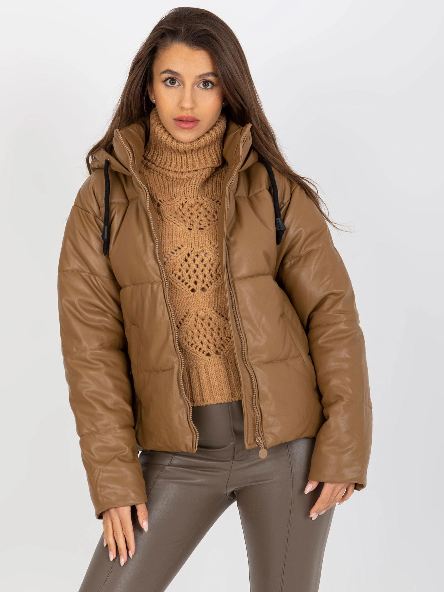 Style Striukė moterims-NM-KR-H-923.30X-camelowy