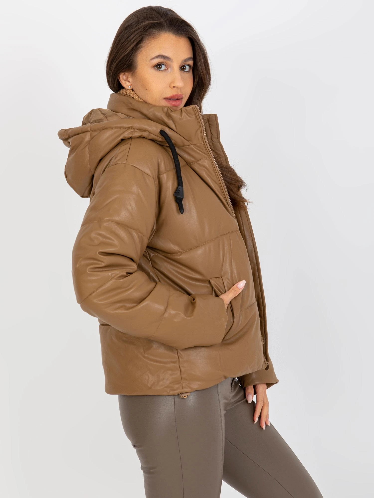 Style Striukė moterims-NM-KR-H-923.30X-camelowy