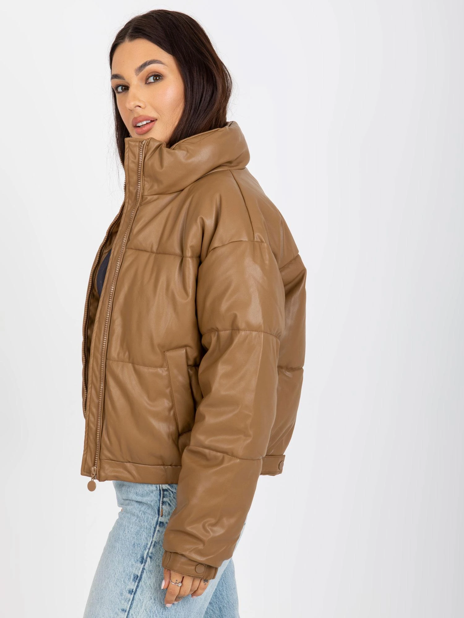 Style Striukė moterims-NM-KR-H-925.28-camelowy