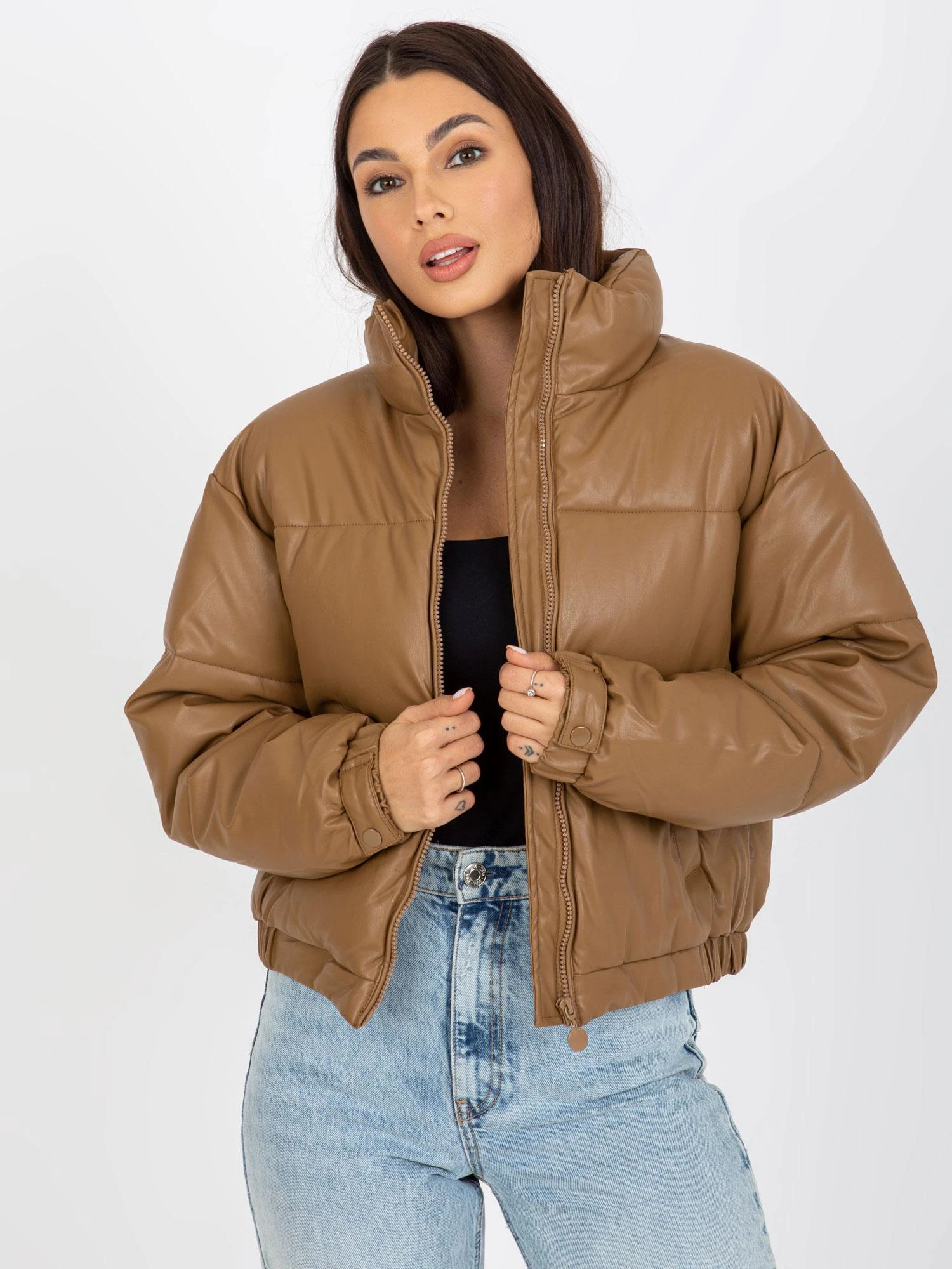 Style Striukė moterims-NM-KR-H-925.28-camelowy