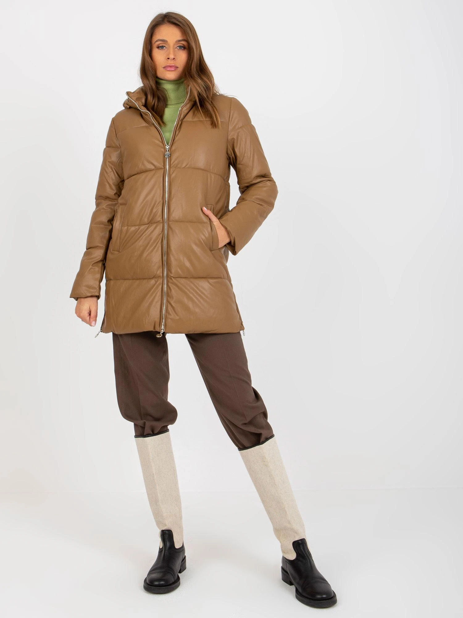 Style Striukė moterims-NM-KR-H-926/89.10P-camelowy
