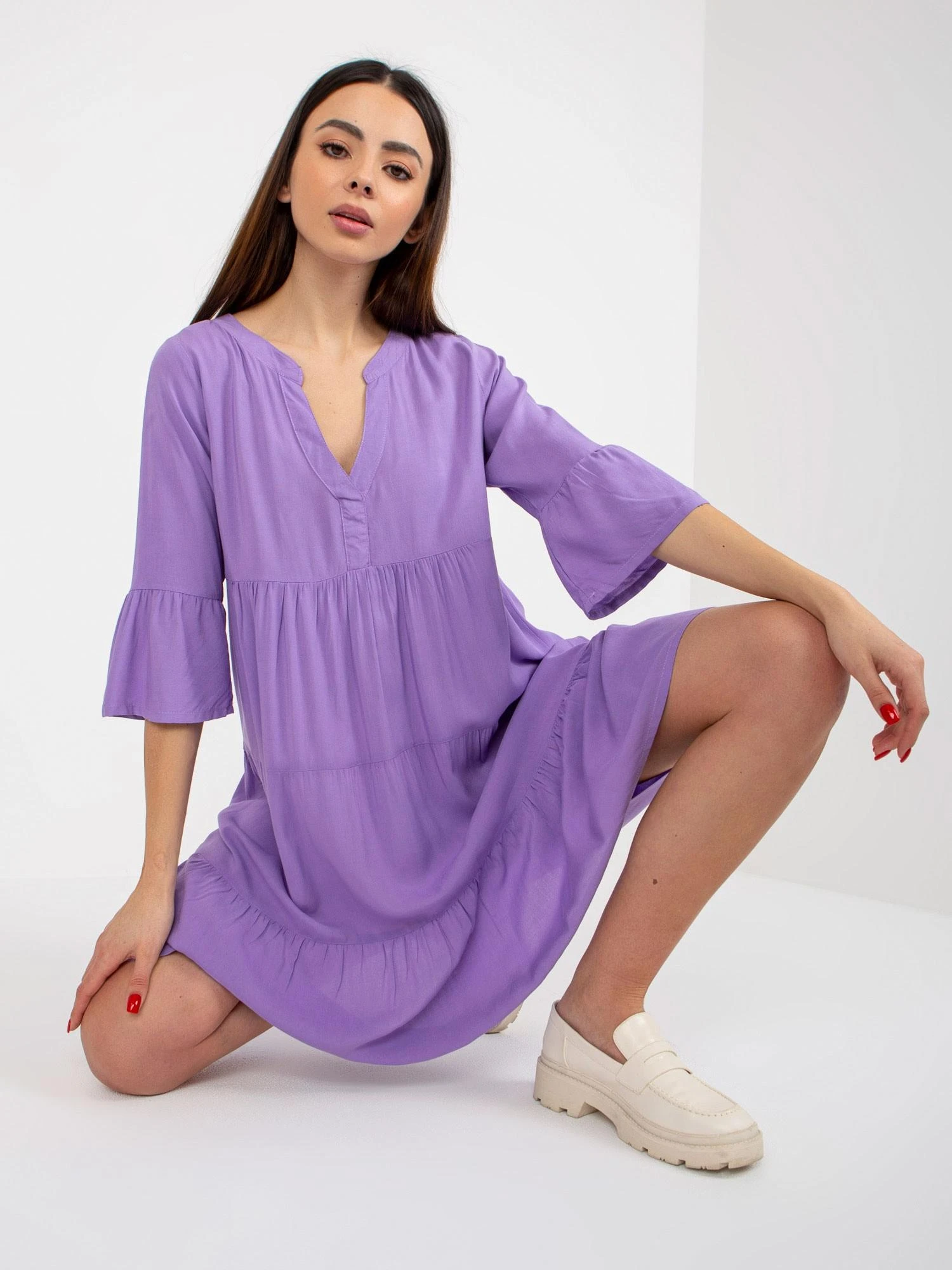 Sublevel Suknelė - D73761M30214B - violetinė