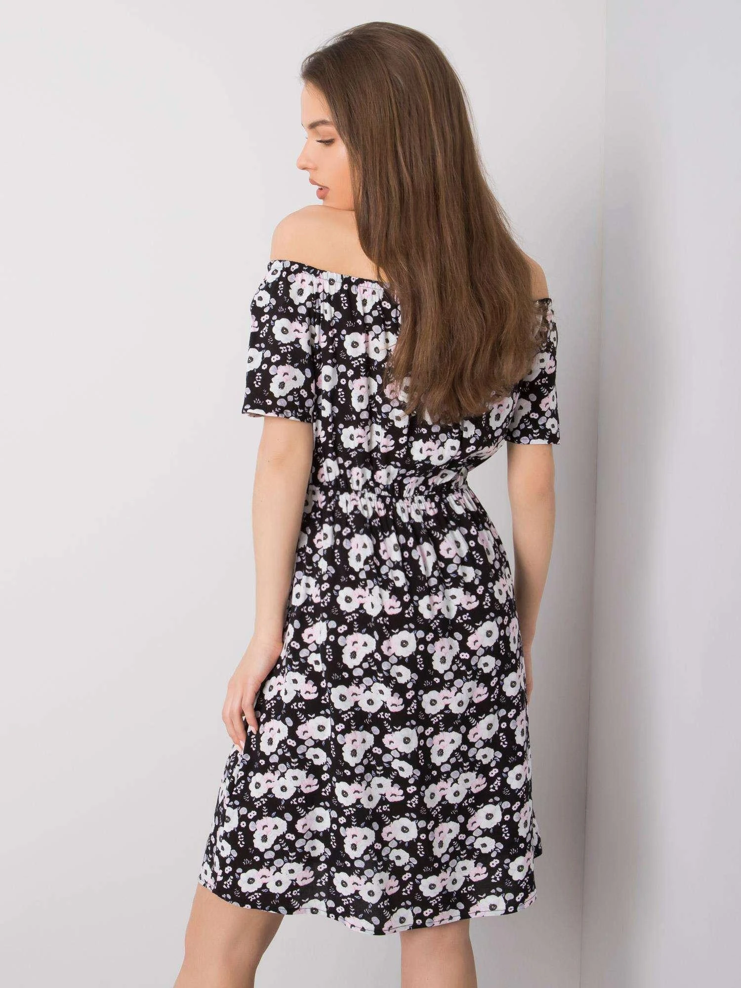 Sublevel Suknelė-D73771M30244B-juoda ir balta