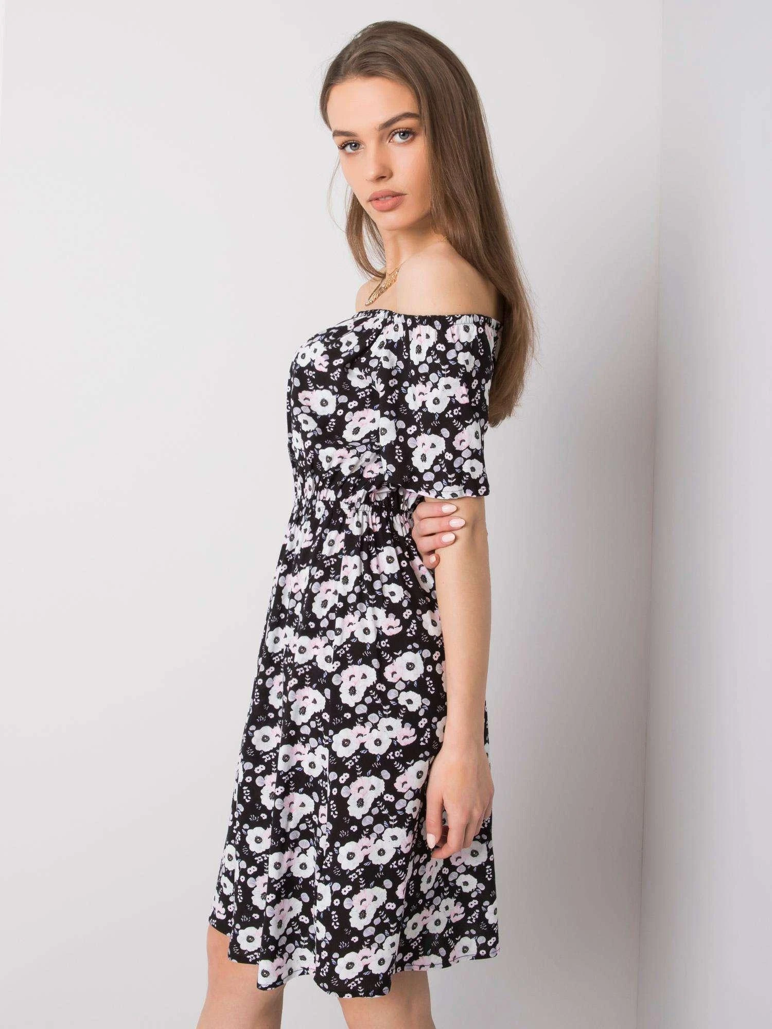 Sublevel Suknelė-D73771M30244B-juoda ir balta