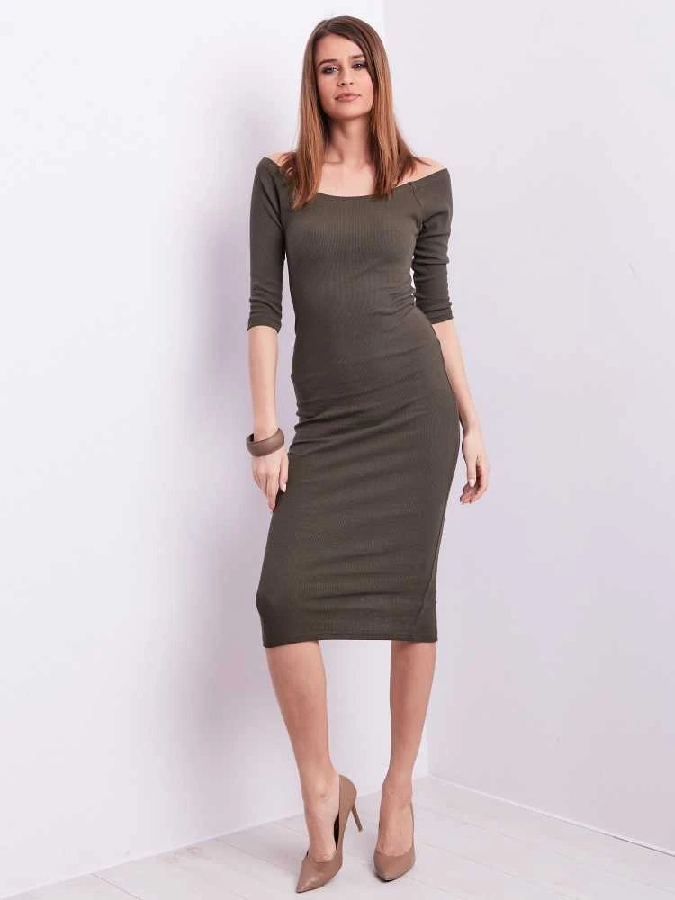 Factory Price Suknelė-PL-SK-4196.00-khaki