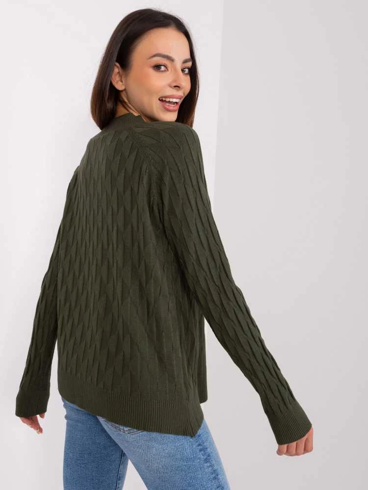 Wool Fashion Italia Megztinis-AT-SW-2326.37X-khaki
