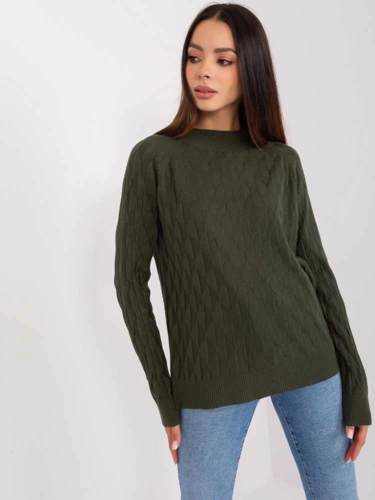 Wool Fashion Italia Megztinis-AT-SW-2326.37X-khaki