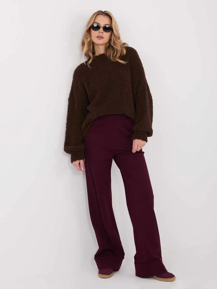 Factory Price Sweter-CH-SW-72610.62-ciemny ruda