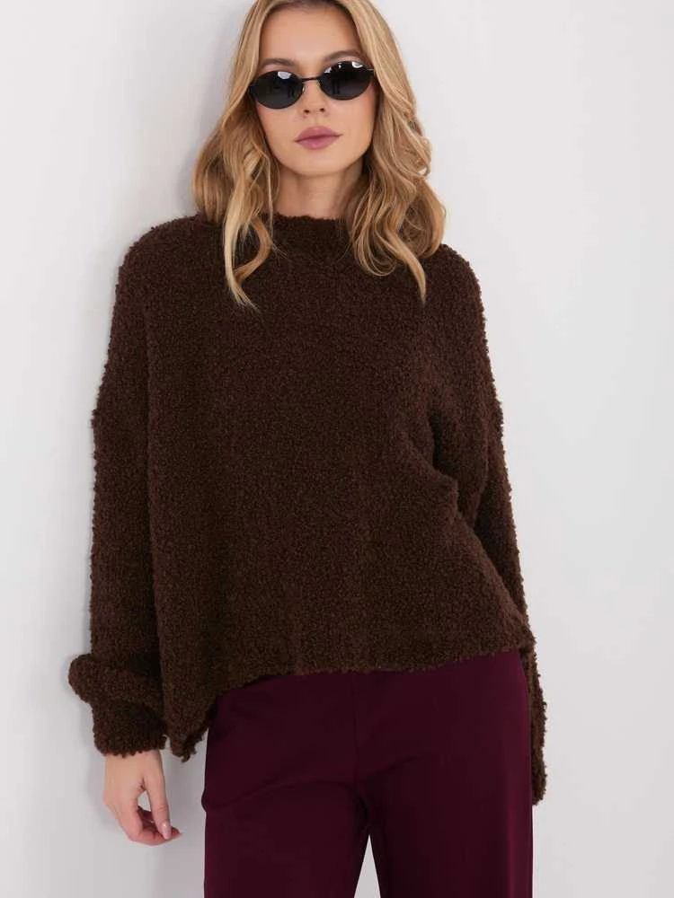 Factory Price Sweter-CH-SW-72610.62-ciemny ruda