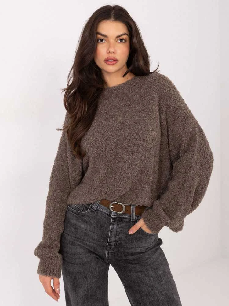 Factory Price Sweter-CH-SW-72610.62-ciemny bezowy