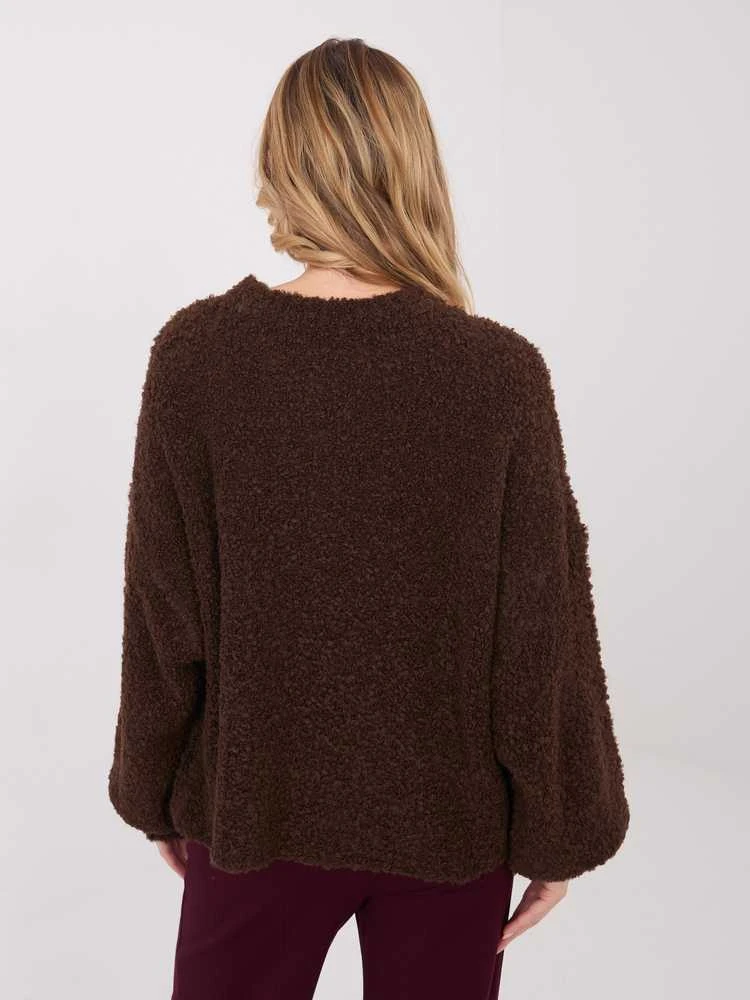 Factory Price Sweter-CH-SW-72610.62-ciemny ruda