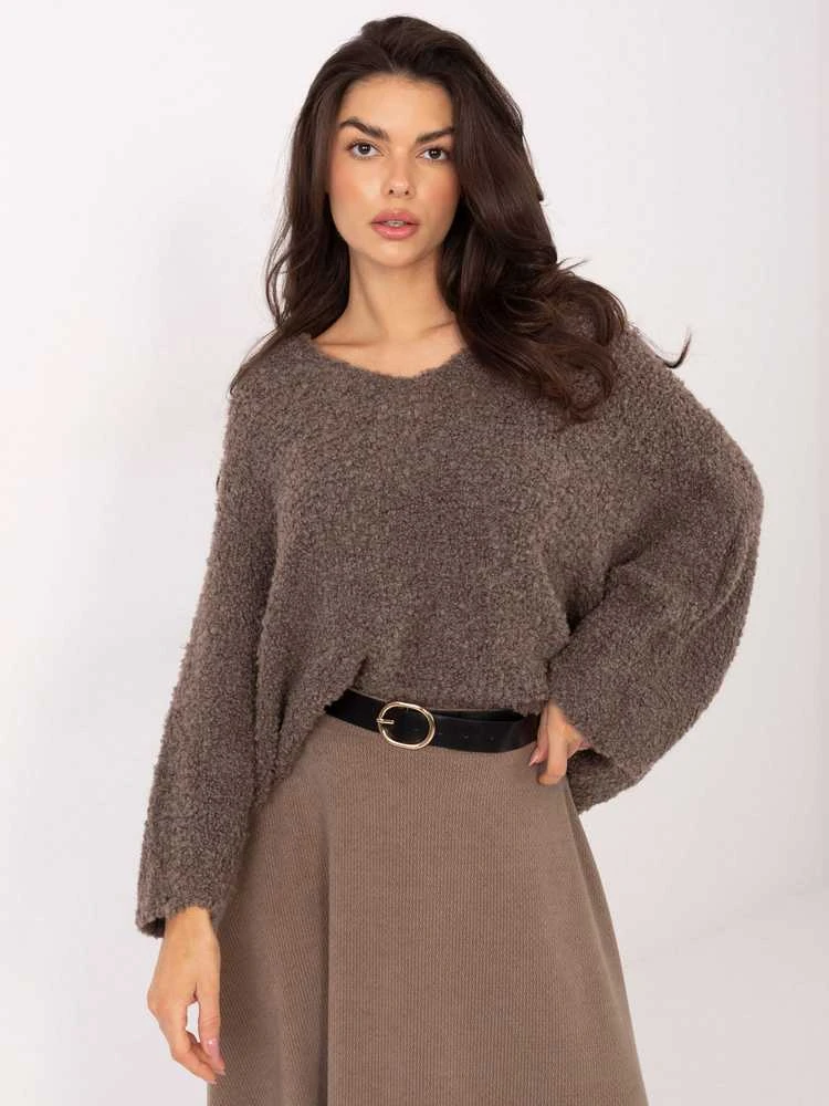 Factory Price Sweter-CH-SW-72630.79-ciemny bezowy