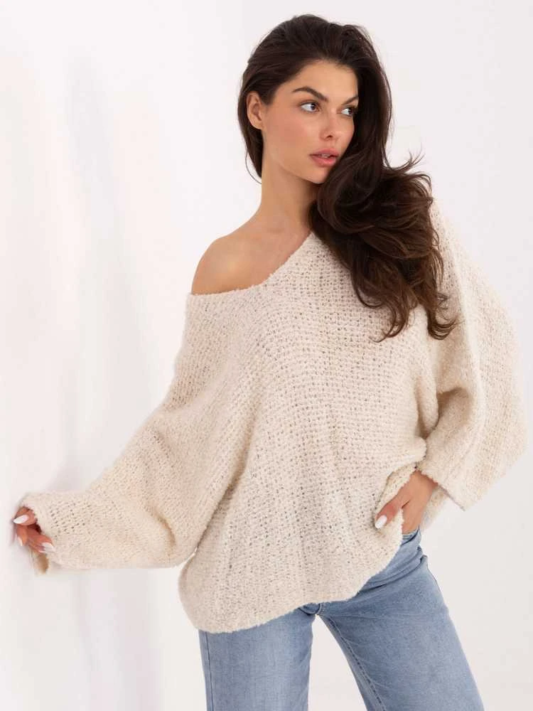 Factory Price Sweter-CH-SW-72630.79-jasny smėlio spalva