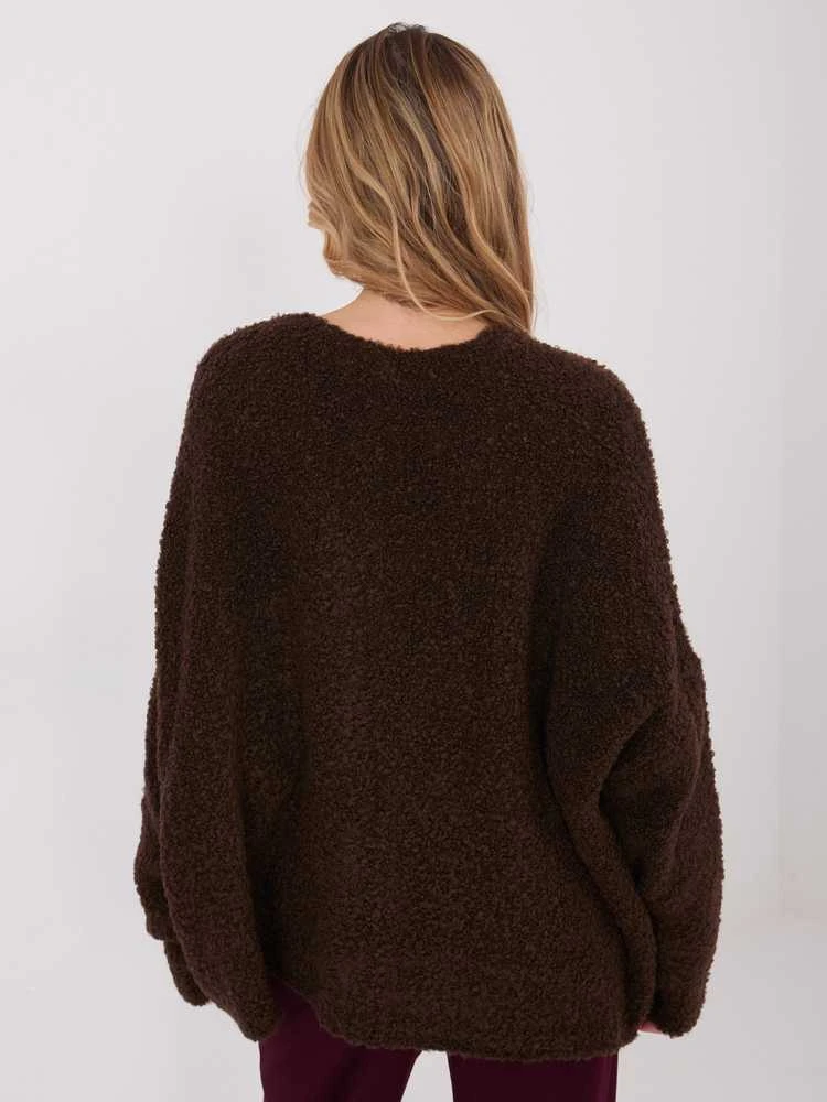 Factory Price Sweter-CH-SW-72981.05P-ciemny ruda