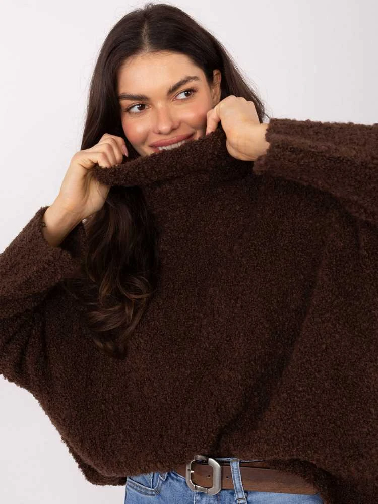 Factory Price Sweter-CH-SW-72993.25-ciemny ruda