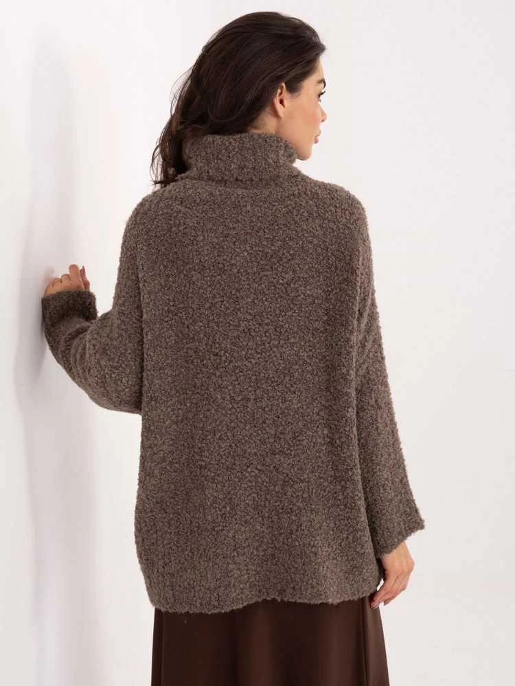 Factory Price Sweter-CH-SW-72993.25-ciemny bezowy