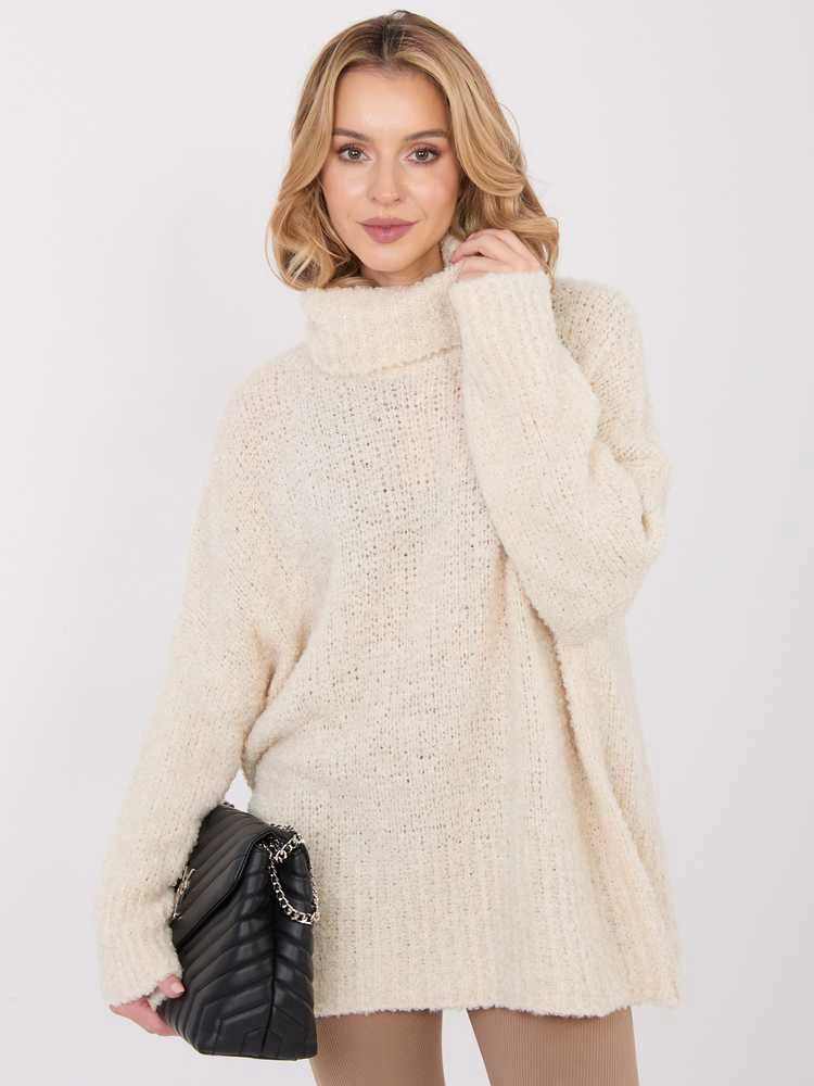 Factory Price Sweter-CH-SW-72993.25-jasny smėlio spalva