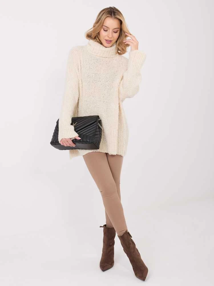 Factory Price Sweter-CH-SW-72993.25-jasny smėlio spalva