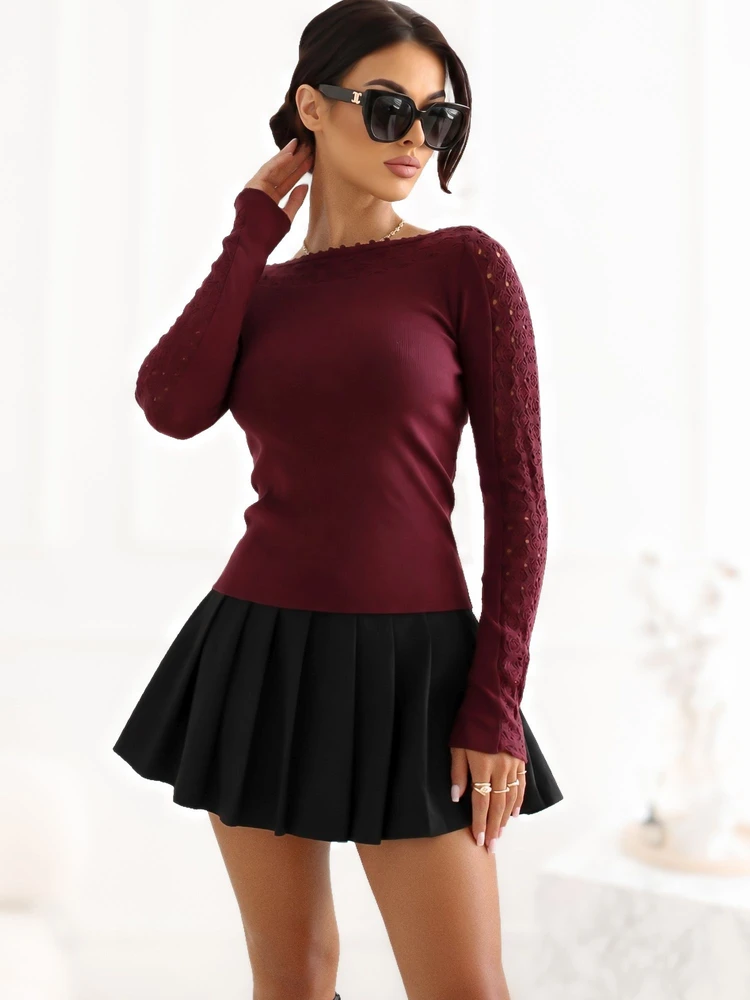 Factory Price Sweter-CS-SW-57979.01-bordinė