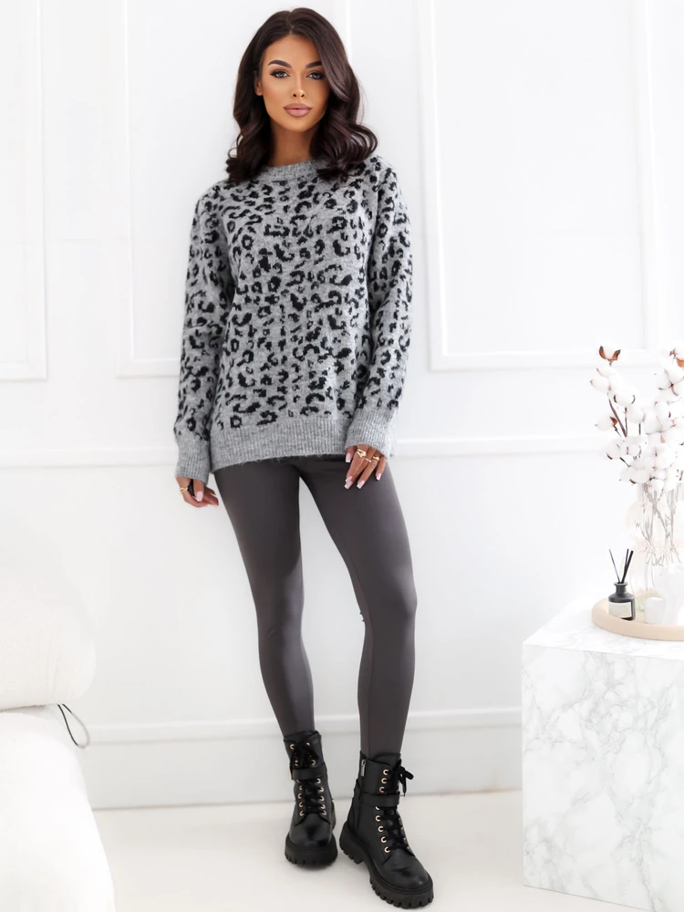 Factory Price Sweter-CS-SW-RR911.18-pilka