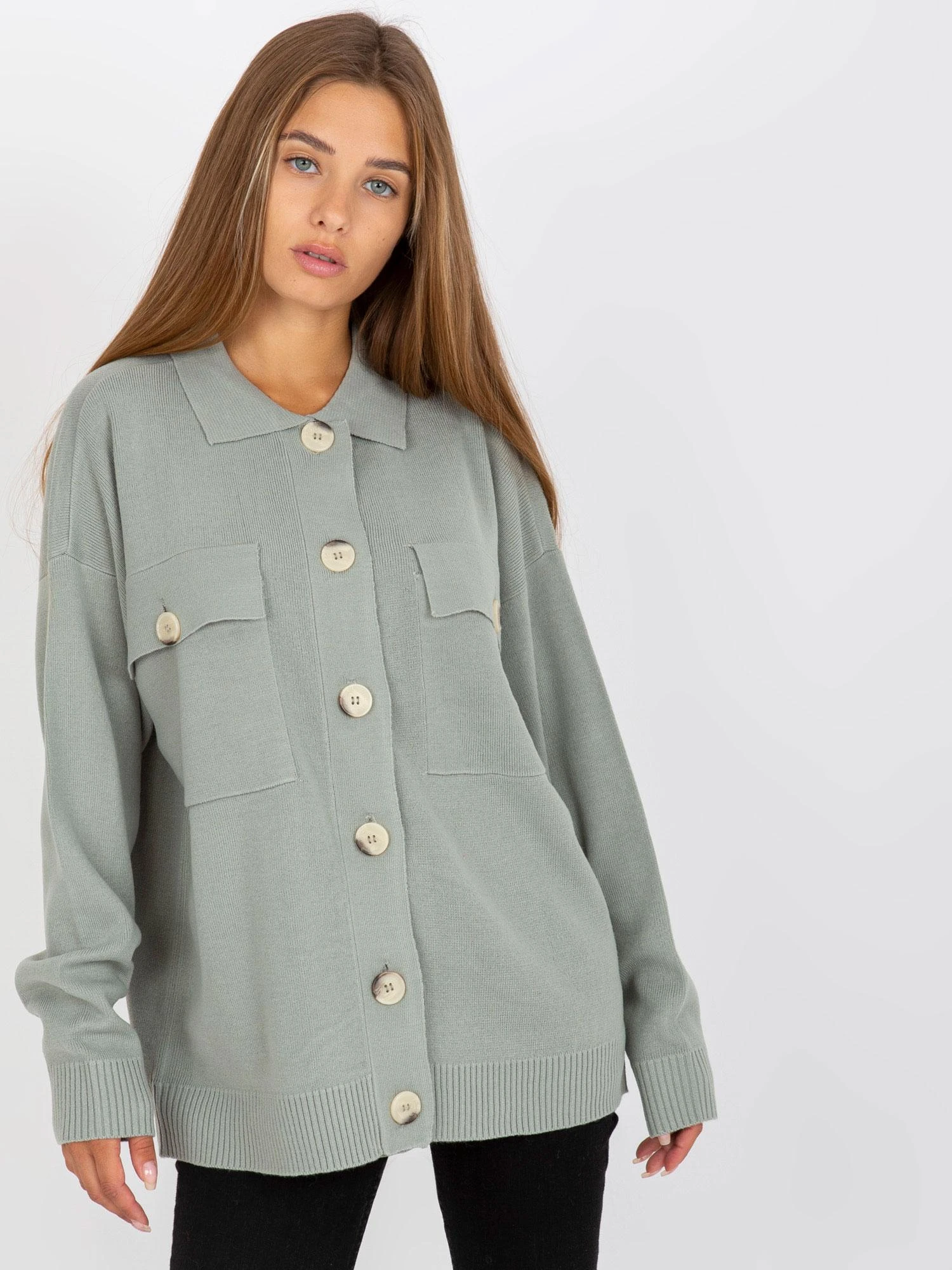 Factory Price Megztinis-D90039W90818A3-khaki